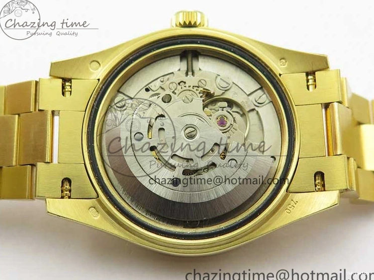 Best 31mm Malachite Bracelet EWF on Dial YG Daydate YG Edition 278288 Green ETA2688 President 0416